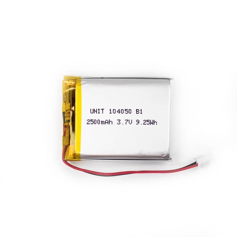 Bateria LiPo 3.7V 2500mAh 104050 - UNIT Electronics