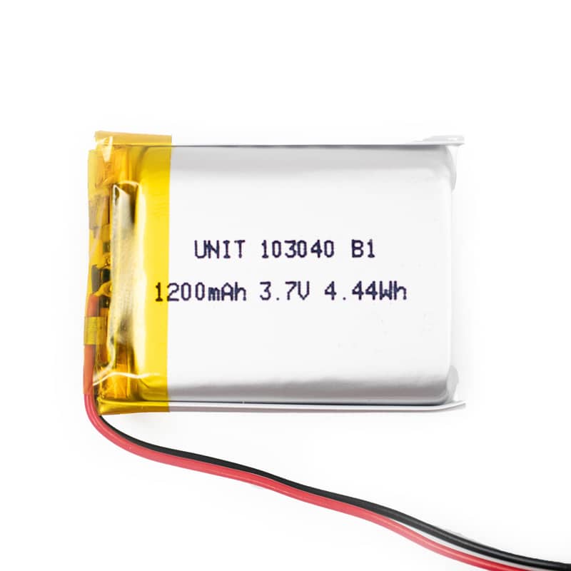 Bateria LiPo 3.7V 1200mAh 103040 - UNIT Electronics