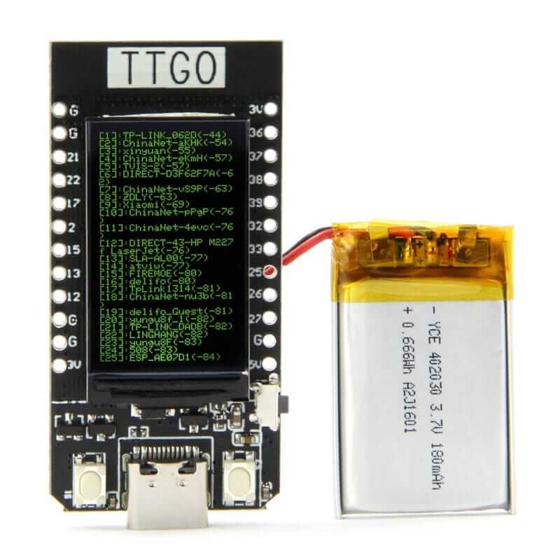 LILYGO® TTGO T-Display ESP32 Development Board- UNIT Electronics