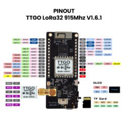 TTGO LoRa32 V2.1 915Mhz Pinout