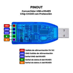 Convertidor USB a RS485 Pinout