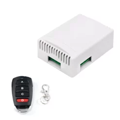 Modulo Receptor 4 Canales 12V RF y Control Remoto Tercera General