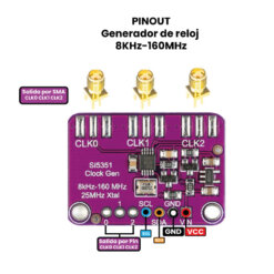 Si5351A Generador de reloj