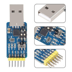 Módulo Convertidor USB 6 en 1 TTL a RS232 RS485 CP2102 MAX485 MAX232