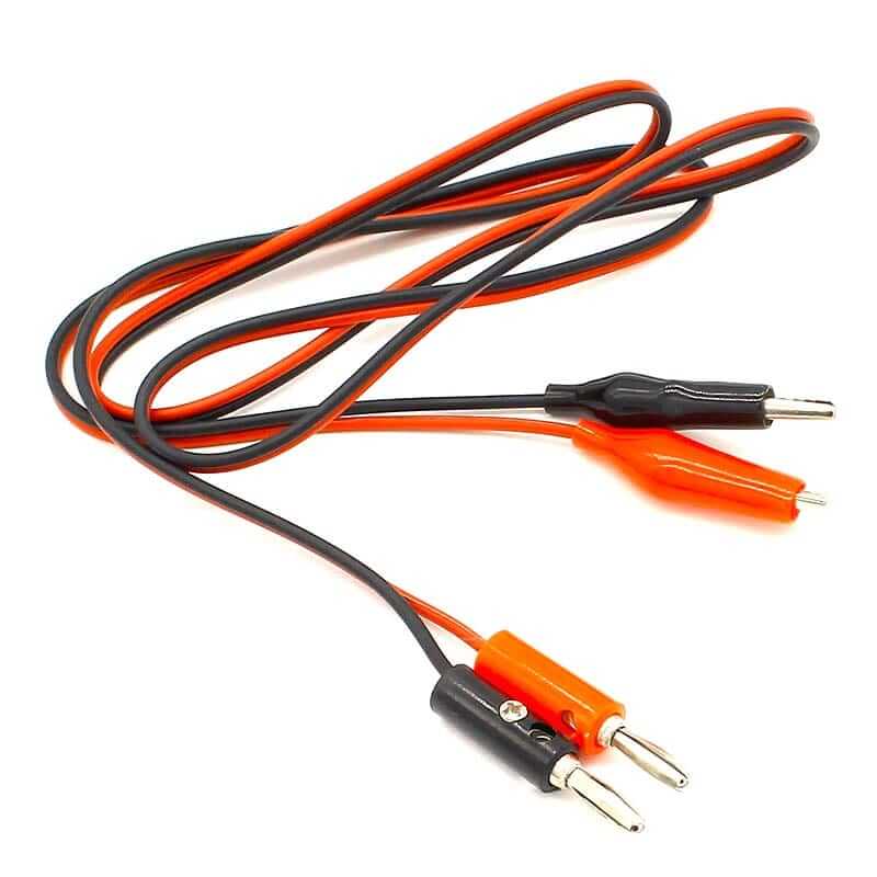 Cable Banana Caiman Rojo 1m - UNIT Electronics