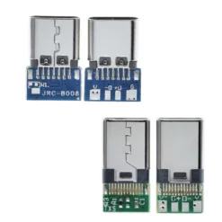 Adaptadores USB Tipo C Hembra y Macho con PCB Tercera General