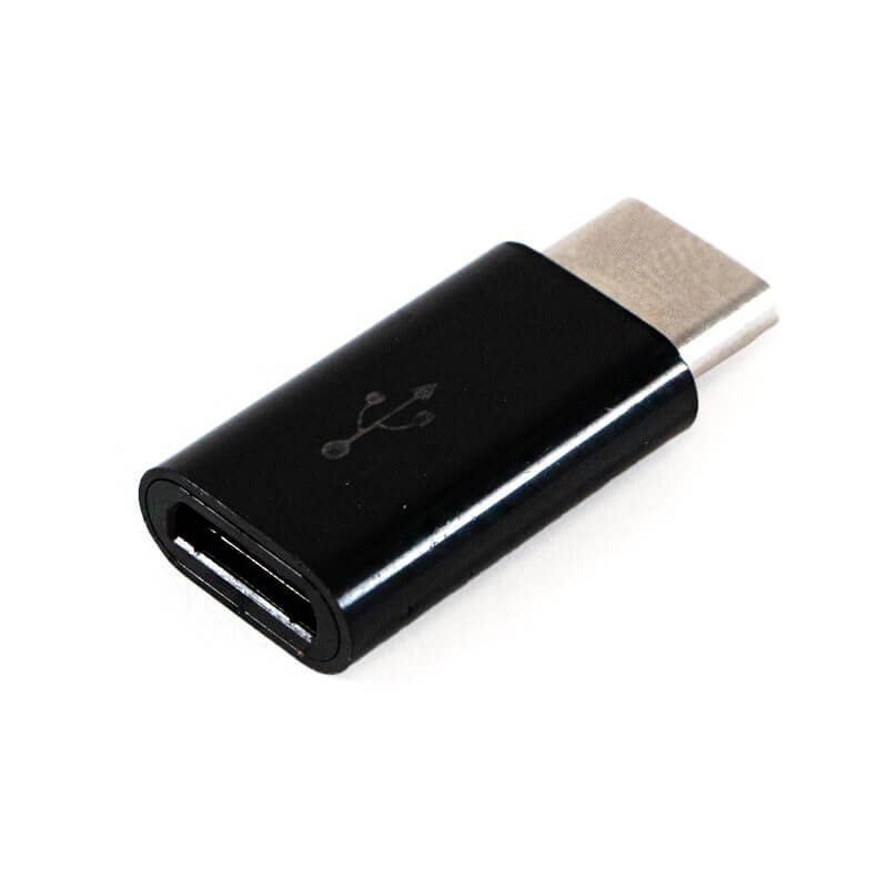 Conexión Rápida y Confiable Simplemente Conecta tu Cable Micro USB de Carga/Datos en el Adaptador USB C - Permite Cargado y Transferencia de Datos Adaptador de Micro USB a USB C Paquete de 7 