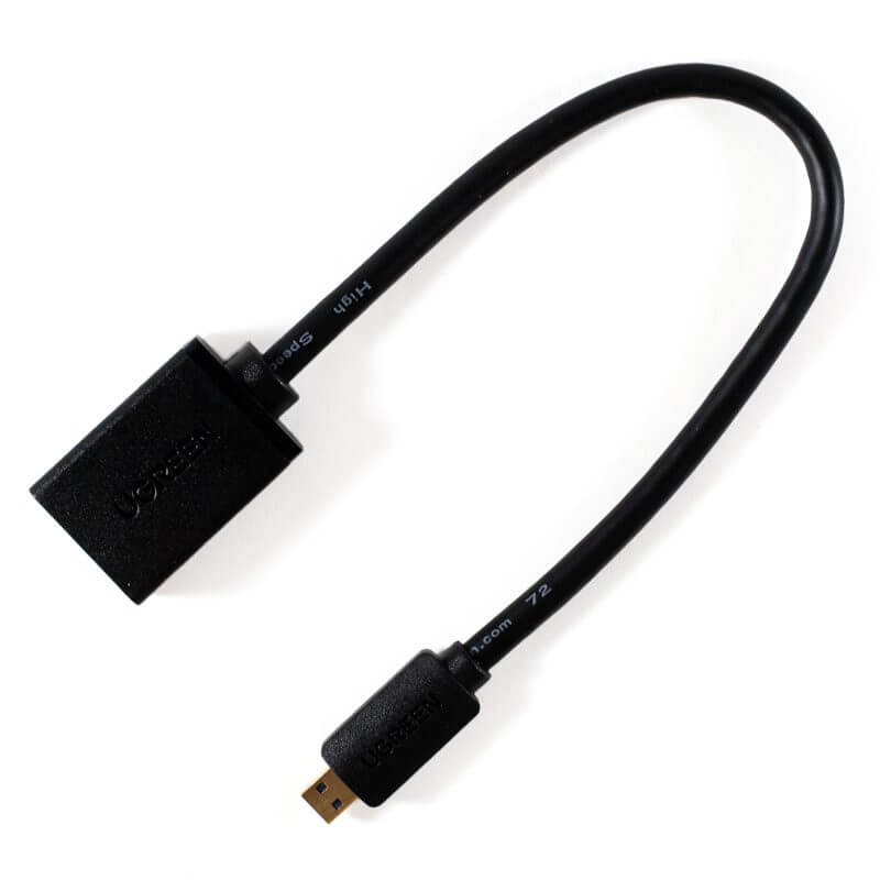 Adaptador micro HDMI macho a HDMI hembra - Geek Factory