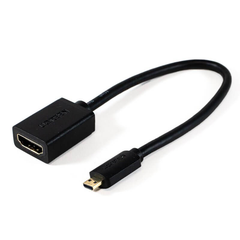 Ripley - ADAPTADOR CONVERTIDOR MICRO HDMI (MACHO) A HDMI (HEMBRA)