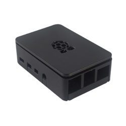 Carcasa de Plástico para Raspberry Pi 4 ABS Color Negro
