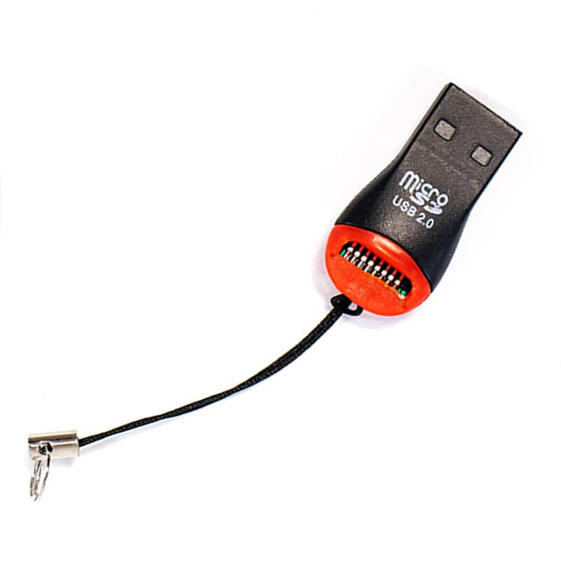 Conexión Menagerry blanco como la nieve Adaptador de Micro SD a USB 2.0 - UNIT Electronics