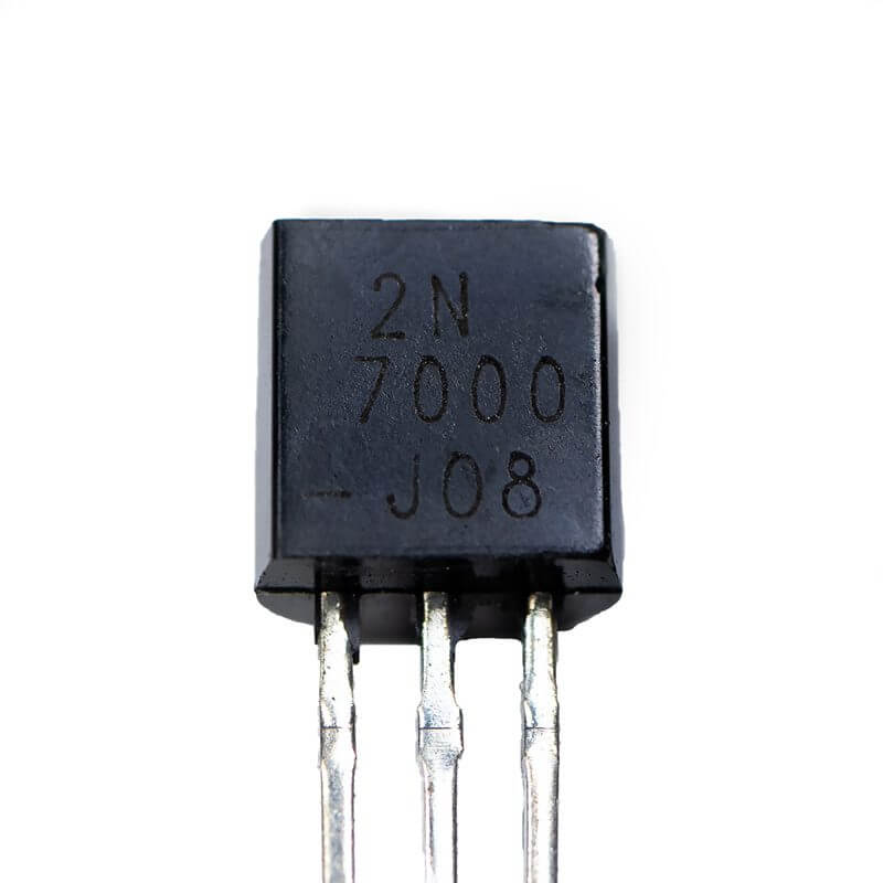BOJACK 2N7000 MOSFET Transistores 200mA 60V Transistores de efecto de campo de canal N TO-92 paquete de 100 piezas 