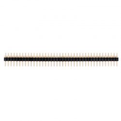 Pin Header Macho 40 Pines 2.54 mm L12.3 Gold