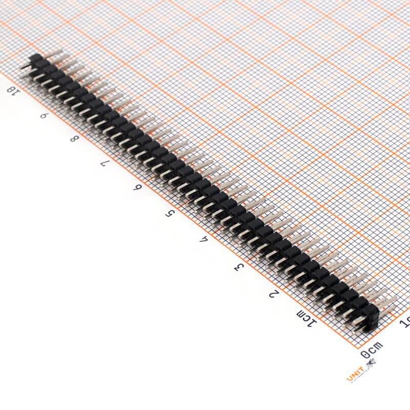 Tira Header Macho Doble 2.54mm - 2x40