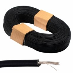 Cable Eléctrico 22 AWG Negro