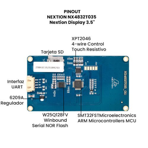 NX4832T035 Nextion Display 3.5"
