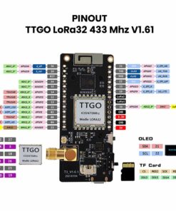 TTGO LoRa32 V1.61 433 470 Mhz Pinout