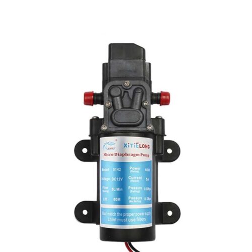 Bomba de Agua 12V 60W conexiones con mangera