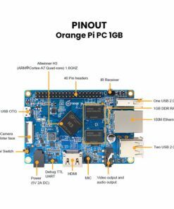 Orange Pi PC 1GB Pinout