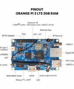 Orange Pi 3 LTS Pinout
