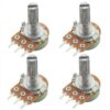 Potenciómetro 3 Pines Eje de 20mm WH148 Diferentes Valores