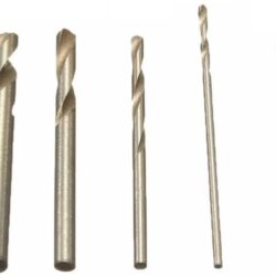 5 Brocas de acero de diámetro 0.5mm, 1mm, 1.5mm, 2.3mm, 3mm