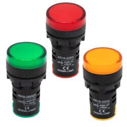 AR3135-AR3137 Indicador de Luz Verde amarillo Rojo a 12V