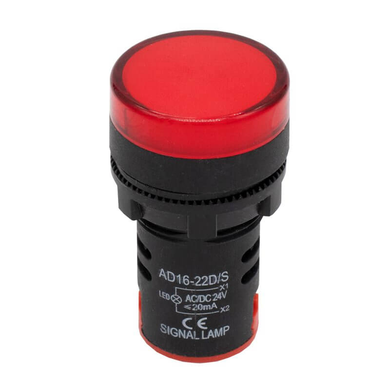 Indicador de Luz Rojo 24V