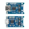 TP4056 con Proteccion Dual MicroUSB / Tipo C Cargador de Baterias Li-Ion Li-Po