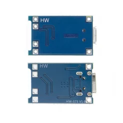 TP4056 con Proteccion Dual MicroUSB / Tipo C Cargador de Baterias Li-Ion Li-Po