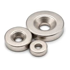 Imán de Neodimio Radial Perforado