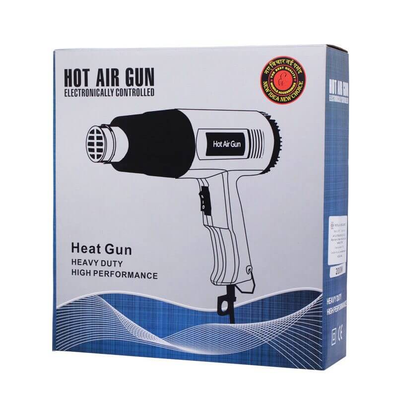 ▷🥇 distribuidor pistola aire caliente 2000 watt 2 potencias con accesorios