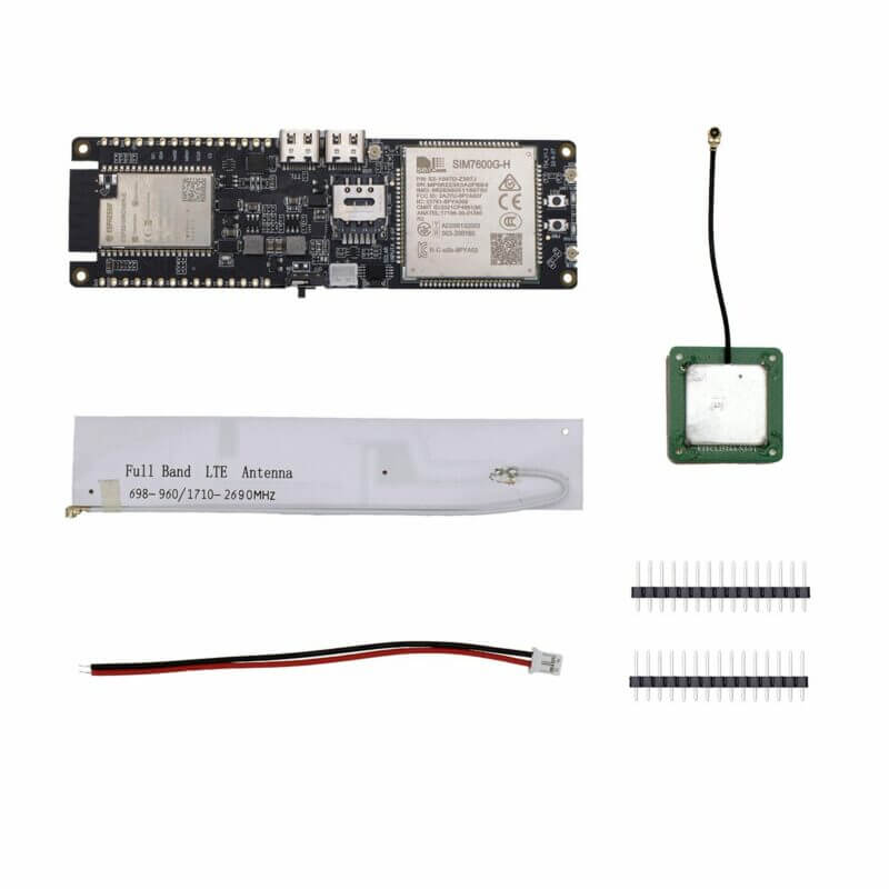 LILYGO SIM7600G-H R2 ESP32 con Soporte de Bateria 18650