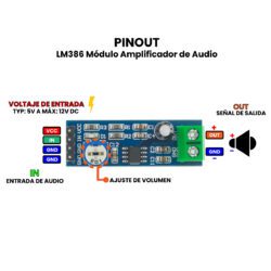 LM386 Módulo Amplificador de Audio