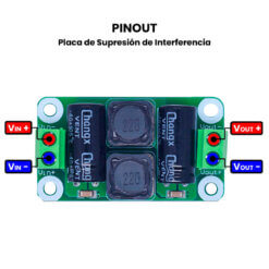 Placa de Supresión de Interferencia EMI Pinout