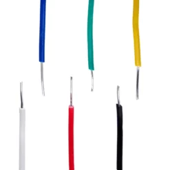 Alambre para Protoboard 24AWG 200m Rojo, Negro, Verde, Amarillo, Azul y Blanco