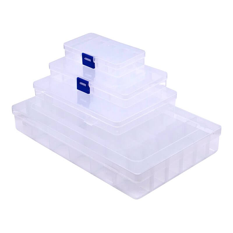 Cajas Plástico 10/15/24/36 Compartimentos - UNIT Electronics