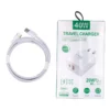 Cargador de Carga Rápida 40W US + Cable Tipo C