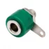 Conector Banana Hembra 4mm - Verde