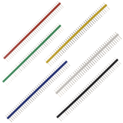 Alternative view of Tira Header Macho 40P 2.54mm Diferentes Colores