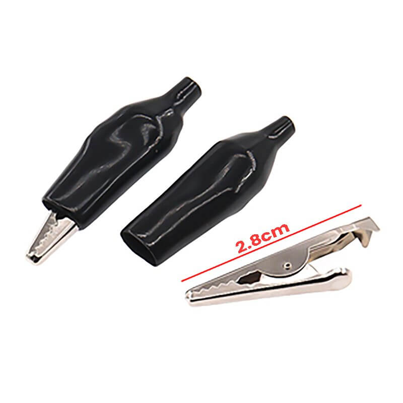 Pinza de Cocodrilo Negro 2.8cm