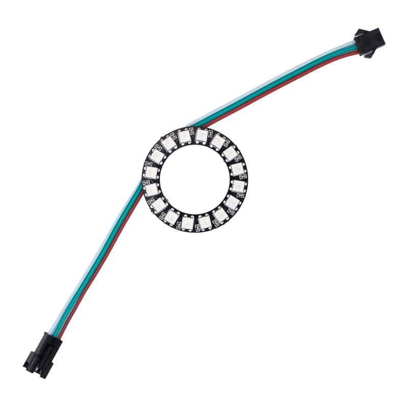 AR5251_Neopixel Circular con Cables Soldados 45mm WS2812 16 Bits