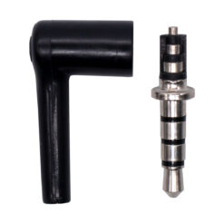 Alternative view of Conector Estéreo de 3.5mm 90 grados Niquelado Negro