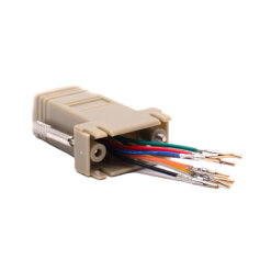 Adaptador RJ45 Hembra a Conector DB9 Hembra