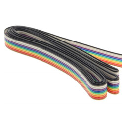 AR3826 - Cable Plano Arcoíris 1m Pitch de 1.27mm 10 pines