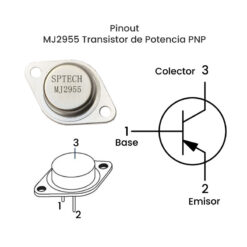 MJ2955 Transistor de Potencia PNP