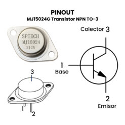 MJ15024G Transistor NPN TO-3