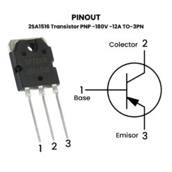 2SA1516 Transistor PNP Pinout