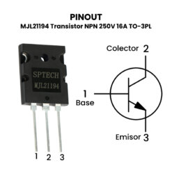 MJL21194 Transistor NPN Pinout