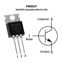 2SC2073 Transistor NPN 150V 1.5A TO-220 Pinout